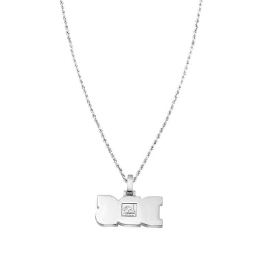 White Diamond BBS Pendant in 14k White Gold 6 CTW